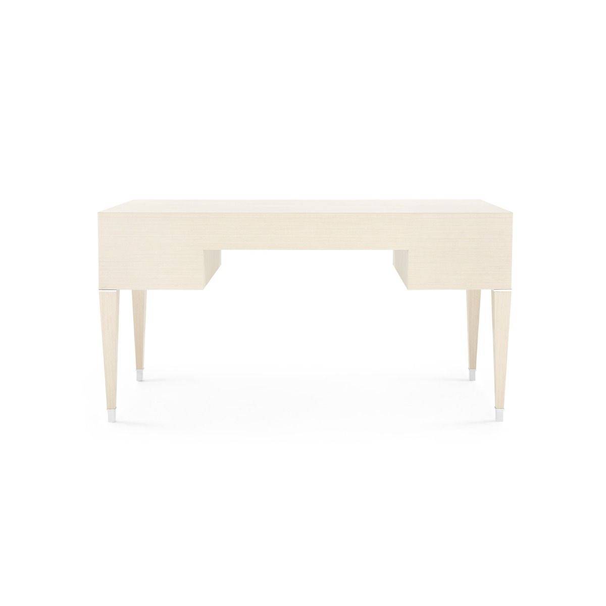 Lanna Blanched Oak and Nickel Desk