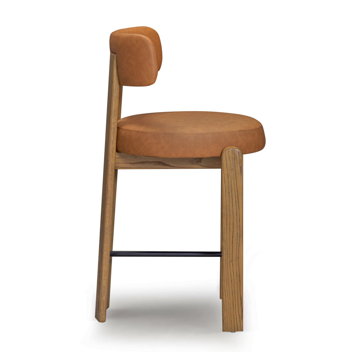 Ophelia Brown Performance Vegan Leather Counter Stool