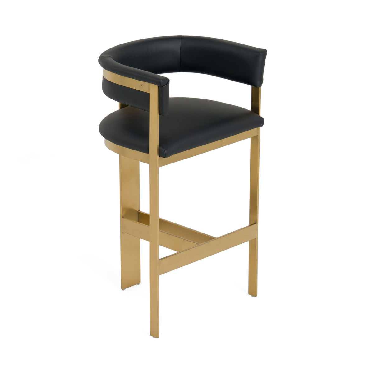 Divine Modern Black & Gold Barstool