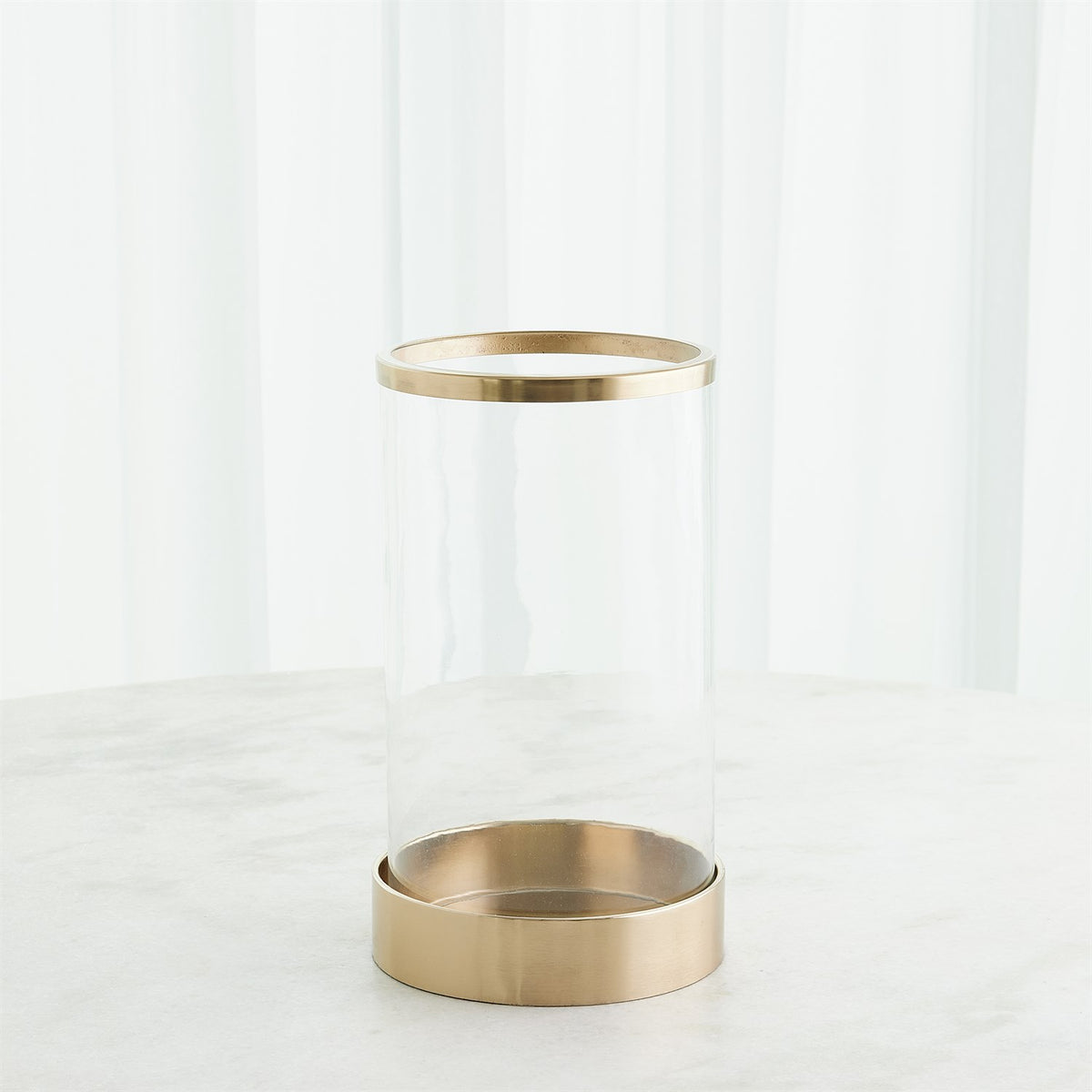 Banded Antique Brass Hurricanes (2 Sizes Available)