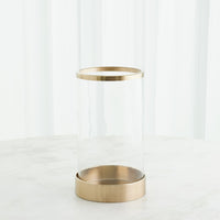 Banded Antique Brass Hurricanes (2 Sizes Available)