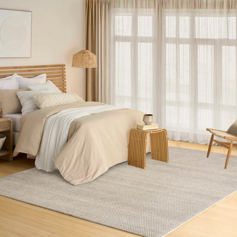 Everly Ivory Grey Handwoven Area Rug