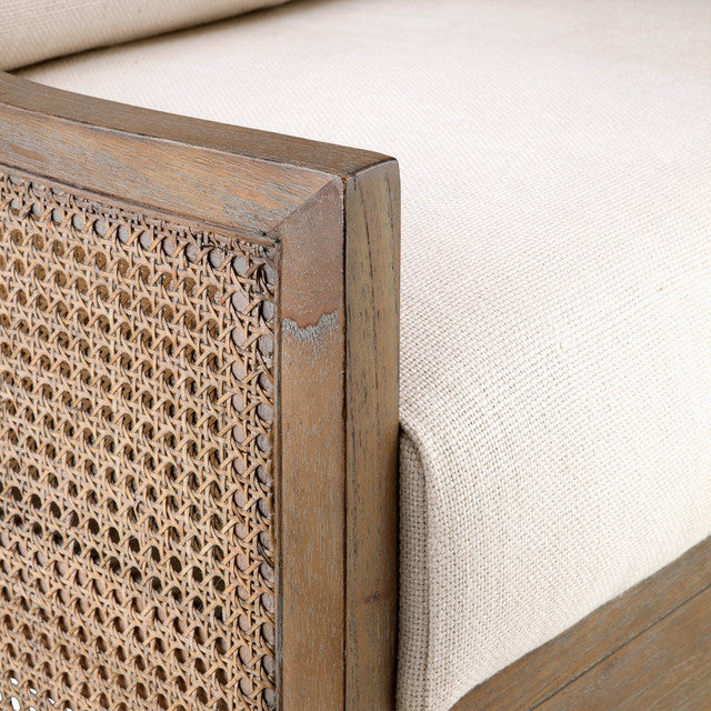 Aspen Driftwood Linen Accent Chair
