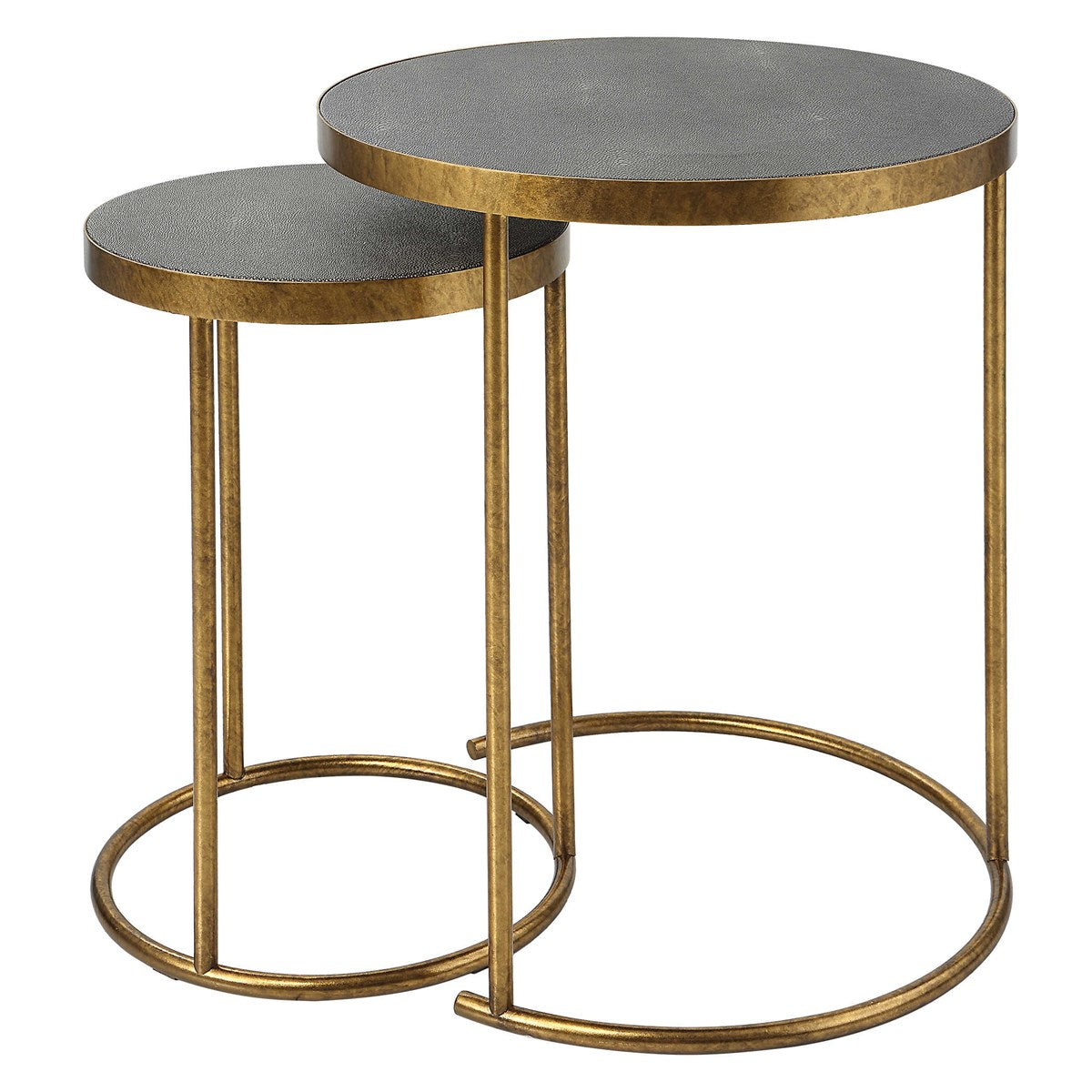 Teagen Grey Nesting Accent Tables, S/2