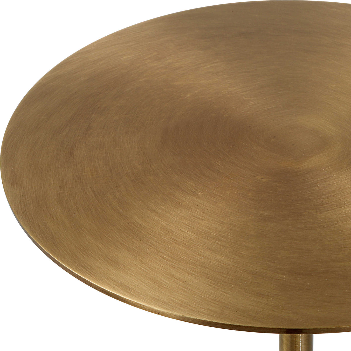 Marla White & Gold Martini Table