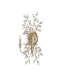 Forget-Me-Not Silver Wall Sconce