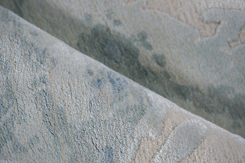 Carra Blue Modern Area Rug - Elegance Collection