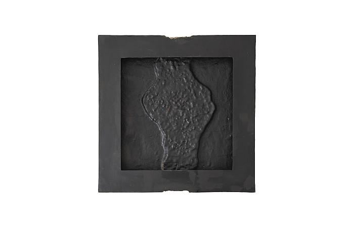 Banks Modern Texture Panel Black & Gold Wall Art