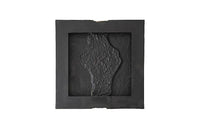 Banks Modern Texture Panel Black & Gold Wall Art