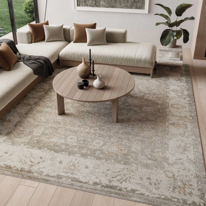 Marisol Floral Vine Ivory Area Rug
