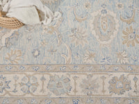 Carra Light Blue/Ivory Luxury Area Rug