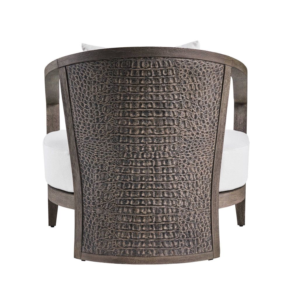 Sobek Textured Back Outdoor Performance Boucle Lounge Chair