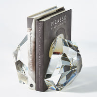 Cherie S/2 Clear Crystal Bookends