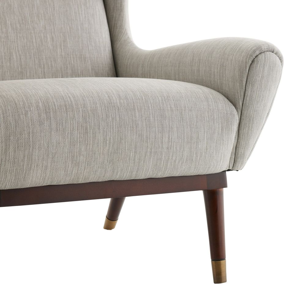 Maira Fossil Tweed Lounge Chair