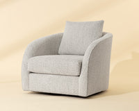 Wexford Greige Swivel Accent Chair