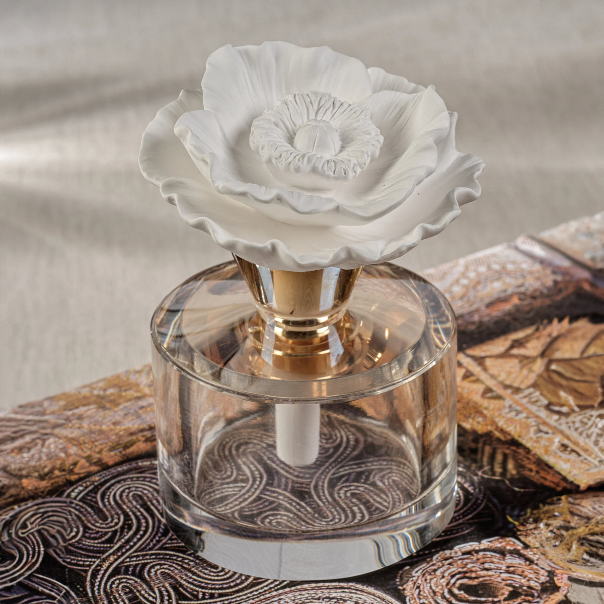 Venezia Arielle Porcelain & Crystal Diffuser (Set of 4)
