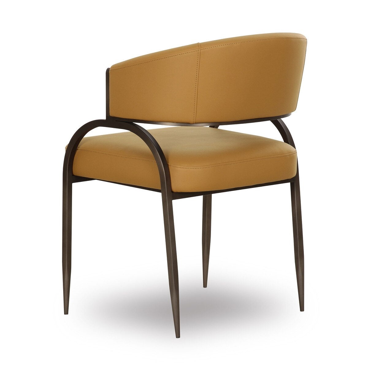 Geovanna Tan Performance Vegan Leather Dining Chair