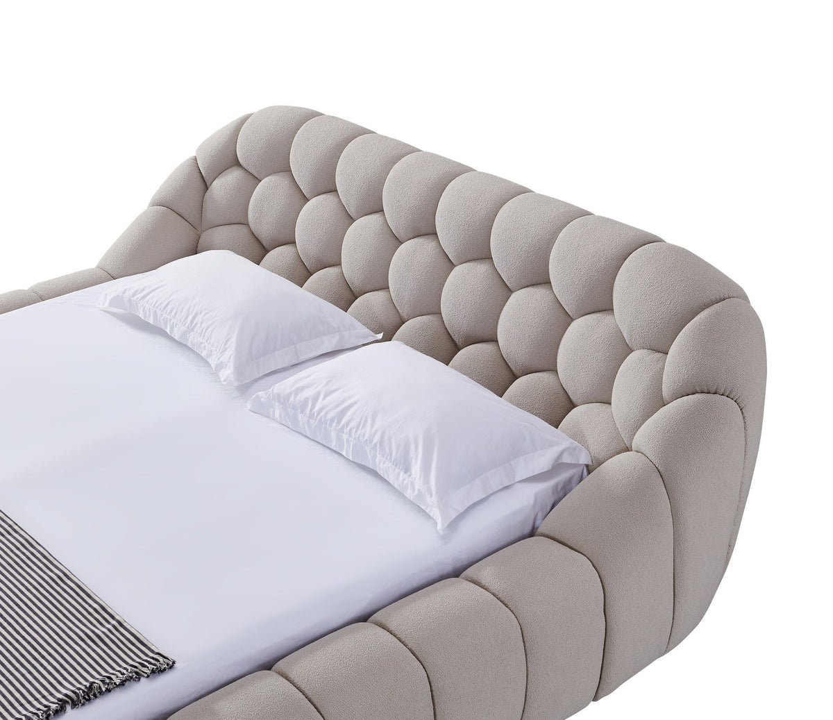 Nicoma Modern Beige Bed