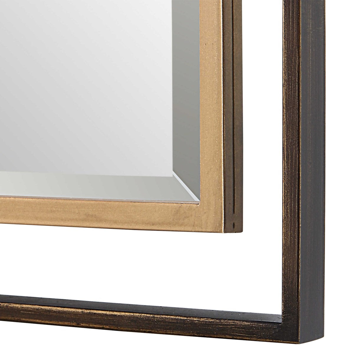 Carrizo 82" Gold & Bronze Tall Mirror