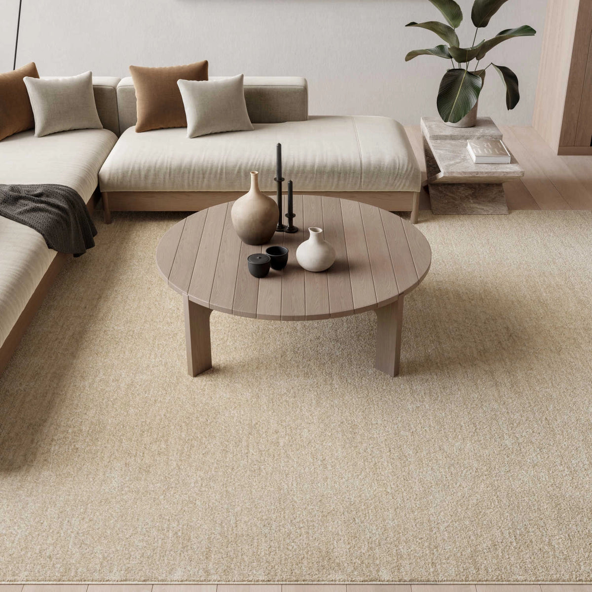 Livia Beige Foral Area Rug