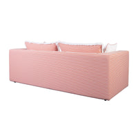 Tass Coral Striped Outdoor Sofa
