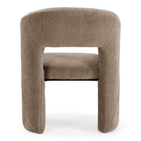 Verica Modern Tan Upholstered Dining Chair
