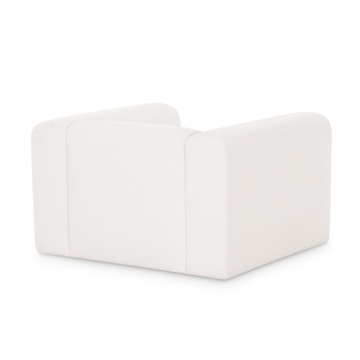 Tereasa Cream Performance Chenille Accent Chair