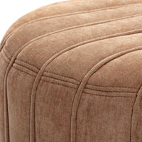 Addison Rust Chenille Ottoman
