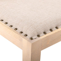 Marlee Sand & Oatmeal Linen Side Chair
