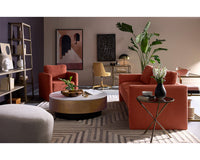 Berget Gold Sky & Gold Desk Chair
