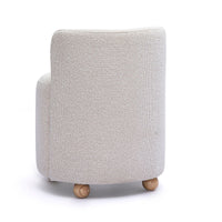 Halieh Cream Performance Boucle Desk Chair
