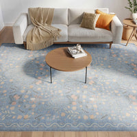 Elara Light Blue Multicolor Area Rug