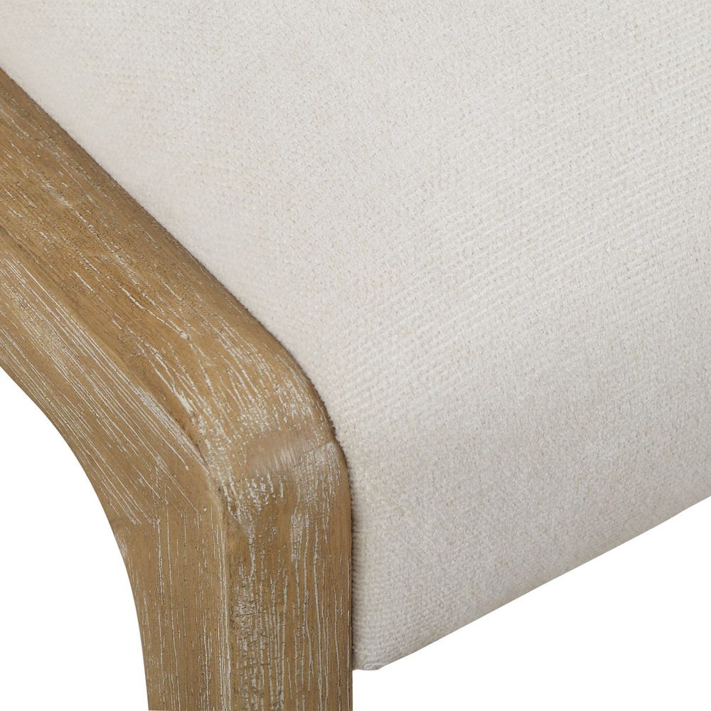 Coastal Rattan Upholstered Dining Chair (Set of 2)