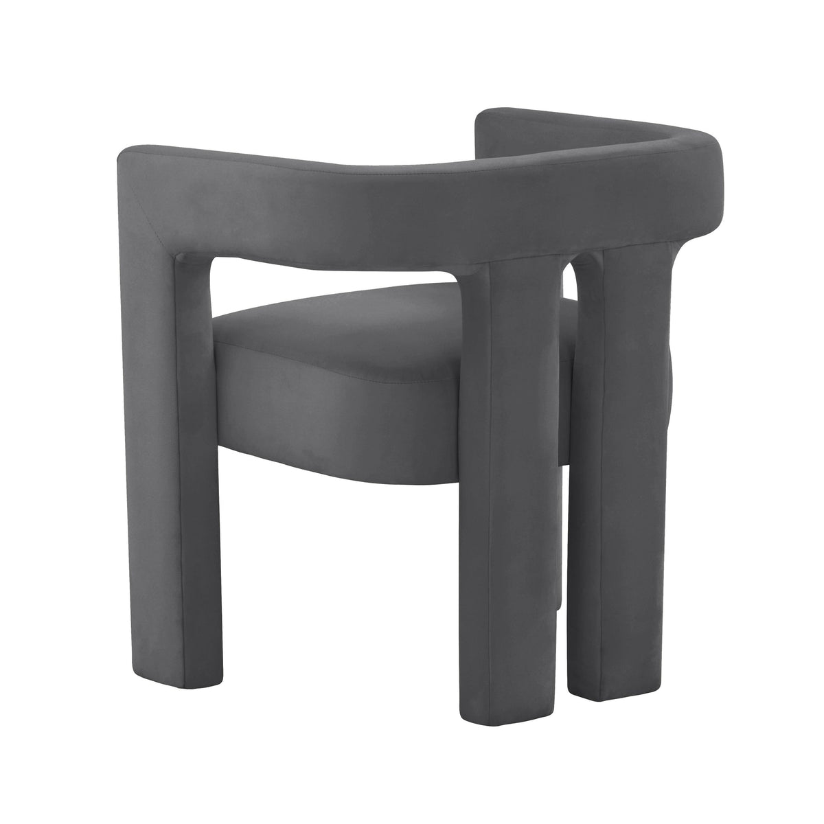 Sloane Dark Grey Performance Velvet Chair