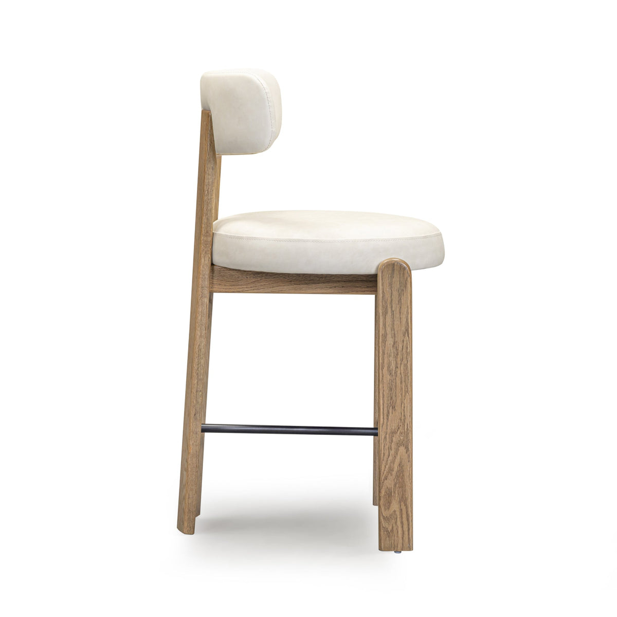 Ophelia Cream Performance Vegan Leather Counter Stool