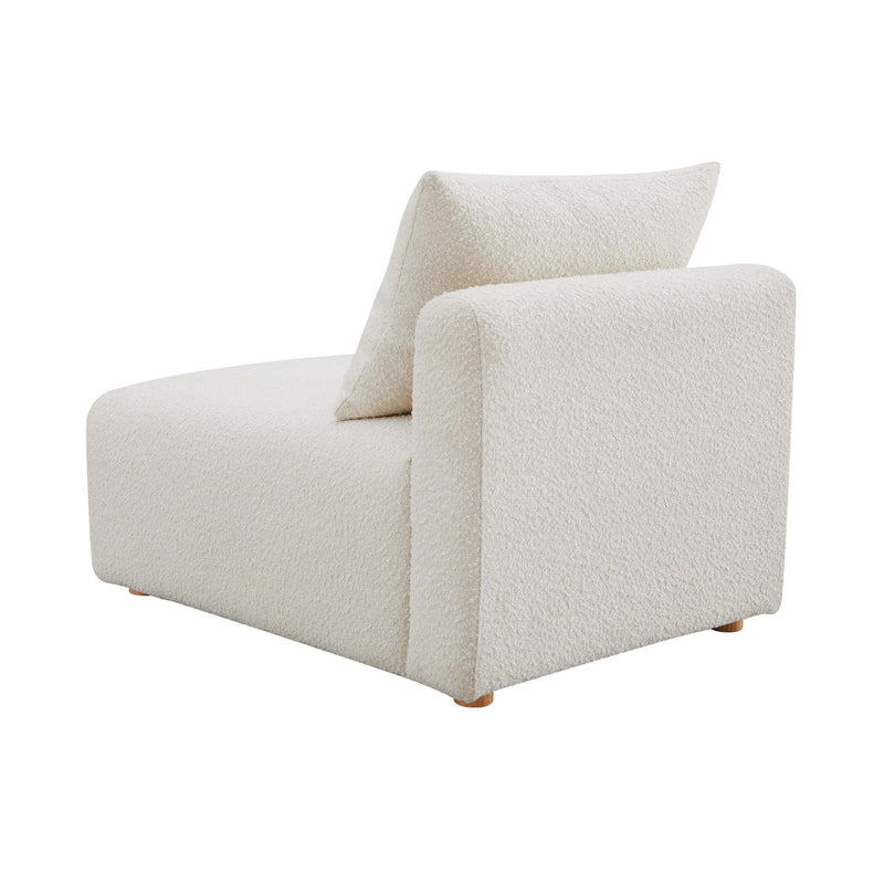 Karsyn Cream Boucle Modular Armless Chair