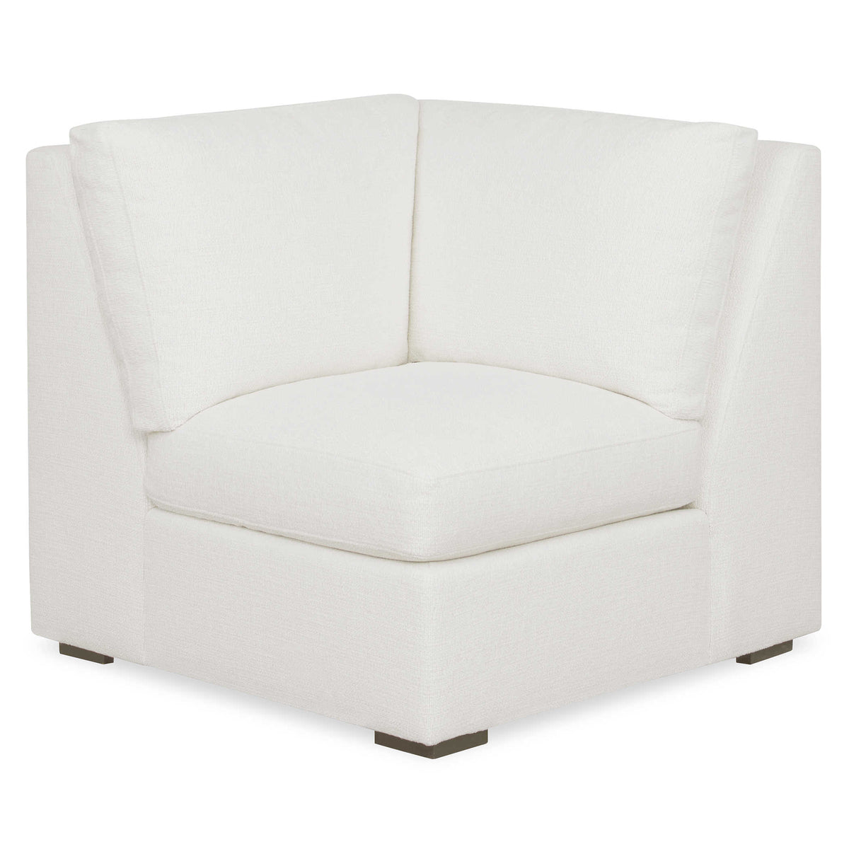 Loreta Snow White Luxe Sectional Sofa