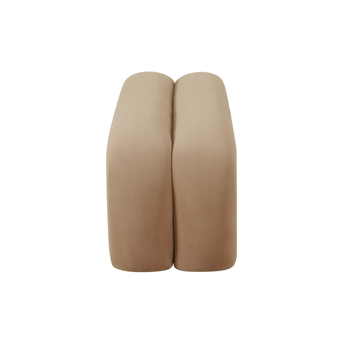 Lucien 56" Taupe Performance Velvet Channeled Bench
