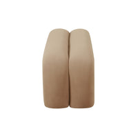 Lucien 56" Taupe Performance Velvet Channeled Bench