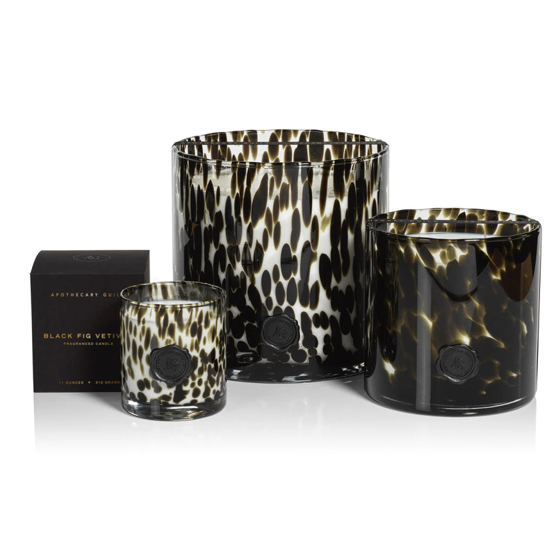 Opal Glass Five-Wick Candle Jar Black Fig Vetiver (Set of 2)