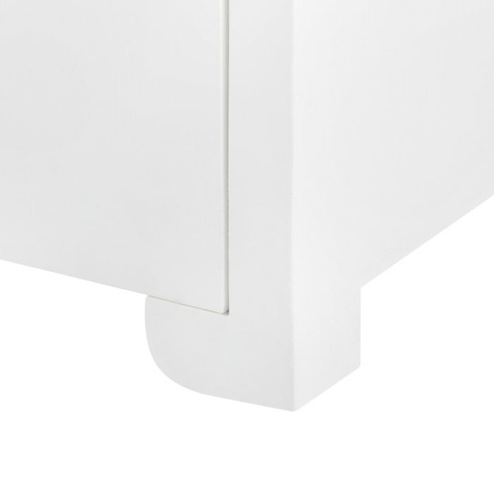 Vani 3 Drawer Side Table - Round Silver Handle