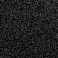 Vogue Black Vegan Shearling Modular Armless Chair