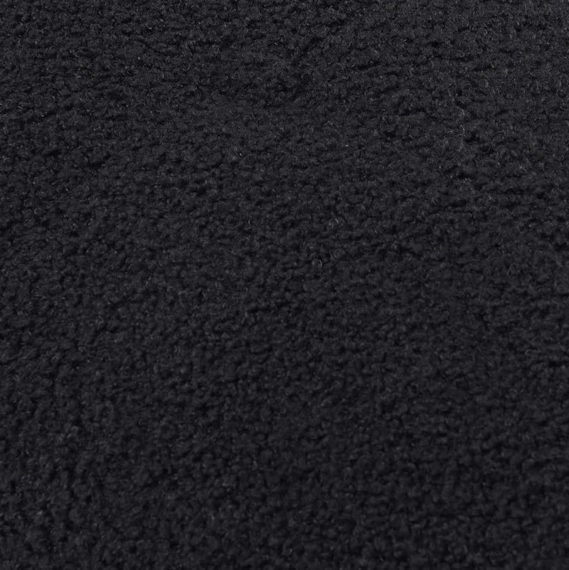 Vogue Black Vegan Shearling Modular Armless Chair