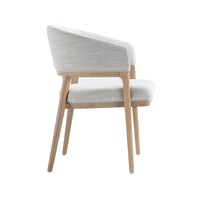 Cosette Grey Linen Dining Chair