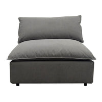 Cali Slate Performance Fabric Modular Armless Chair