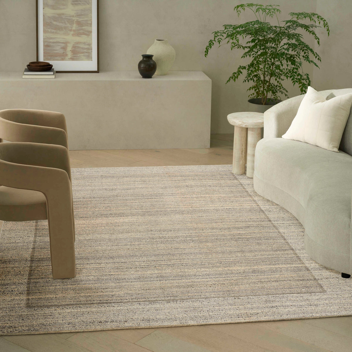 Margo Grey Ivory Area Rug
