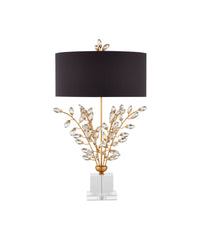 Forget-Me-Not Gold Lamp
