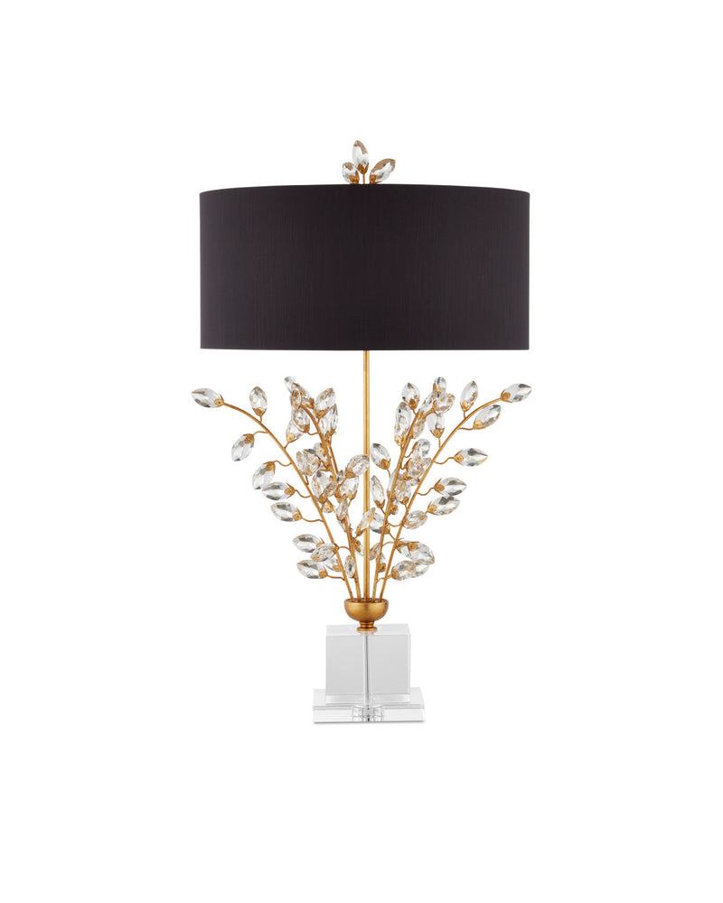 Forget-Me-Not Gold Lamp