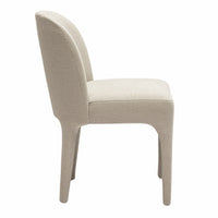 Margarette Modern Upholstered Beige Dining Chair (Set of 2)