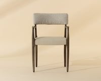 Guardi Oatmeal Fabric & Faux Leather Dining Chair